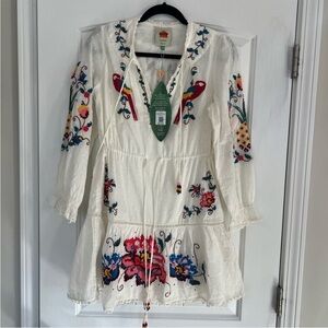NWT Farm Rio embroidered mini dress